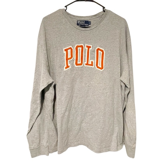 VINTAGE RALPH LAUREN POLO SPELL OUT SIZE XL T-SHIRT‎ STADIUM SPORTSMAN